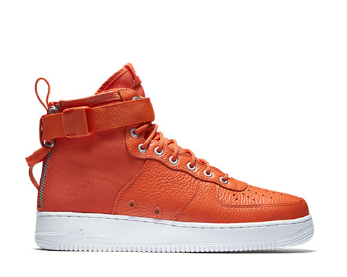 Nike air force 1 mid femme orange on sale