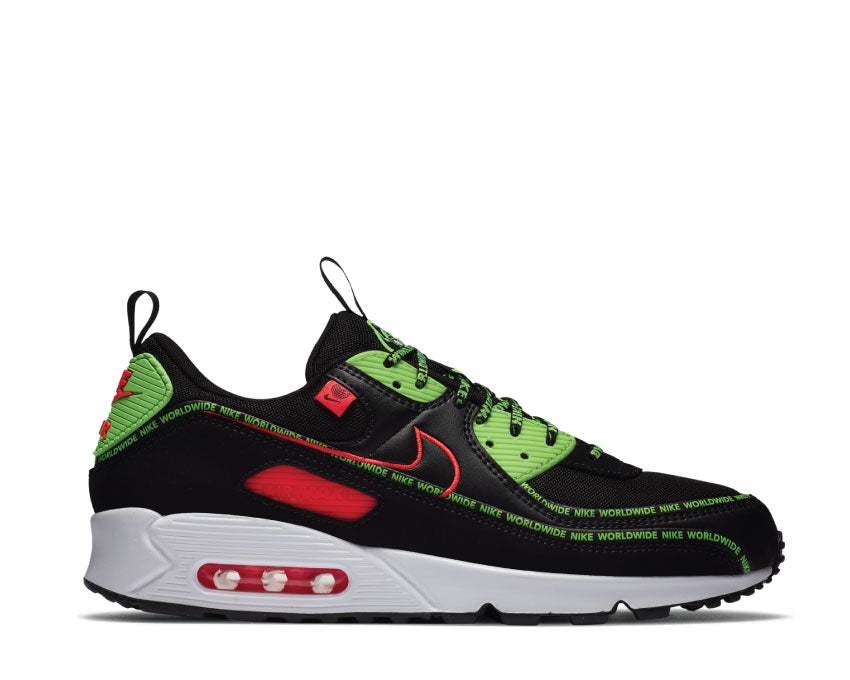 red and green air max 90