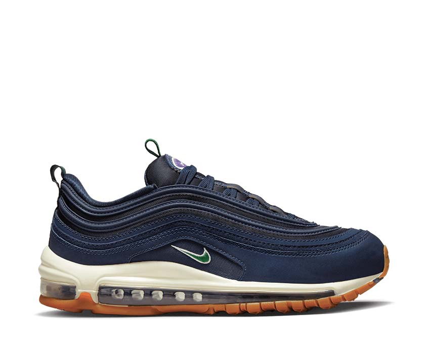 blue and green air max 97