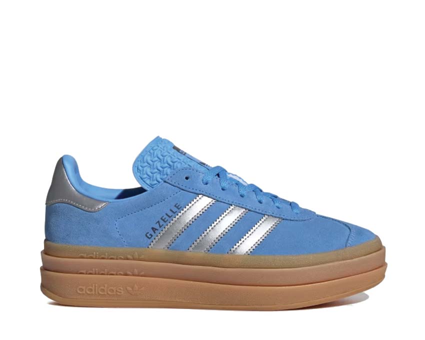 Adidas Gazelle Bold W Blue Burst / Silver Metallic / Aurora Ink JI0327