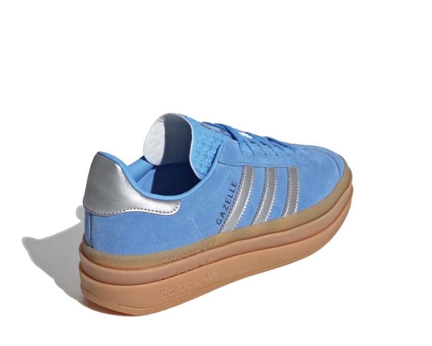 Adidas Gazelle Bold W Blue Burst / Silver Metallic / Aurora Ink JI0327