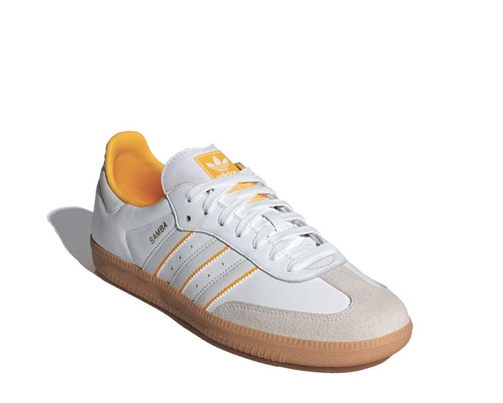 Adidas Samba OG Cloud White / Crystal White - Crew Yellow ID1479