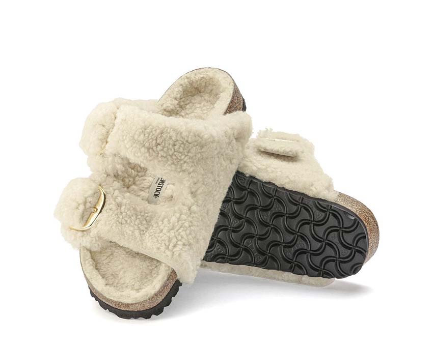 Birkenstock Arizona Big Buckle Fur Eggshell 1023130