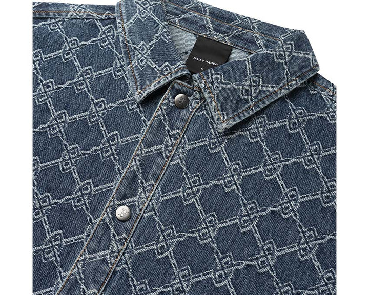 Daily Paper Rahul Shield Shirt Blue 2421020