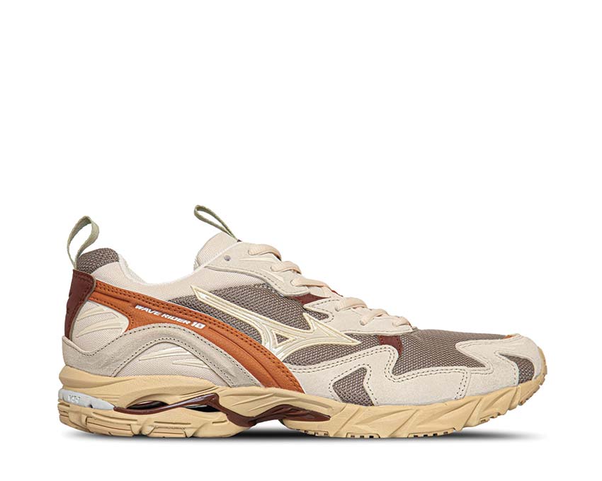 Mizuno Wave Rider 10 Khaki / Summer Sand - Pumpkin D1GA247101