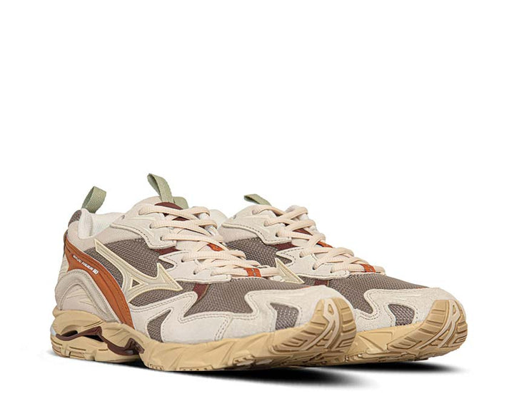 Mizuno Wave Rider 10 Khaki / Summer Sand - Pumpkin D1GA247101