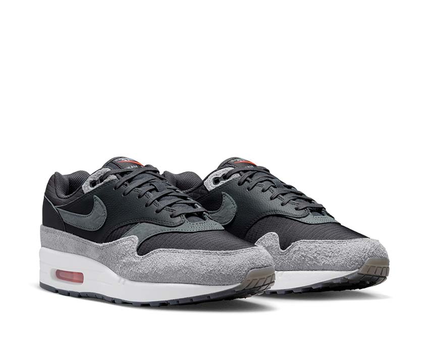 Nike Air Max 1 Prm DK Smoke Grey / Flash Crimson HJ9292-070