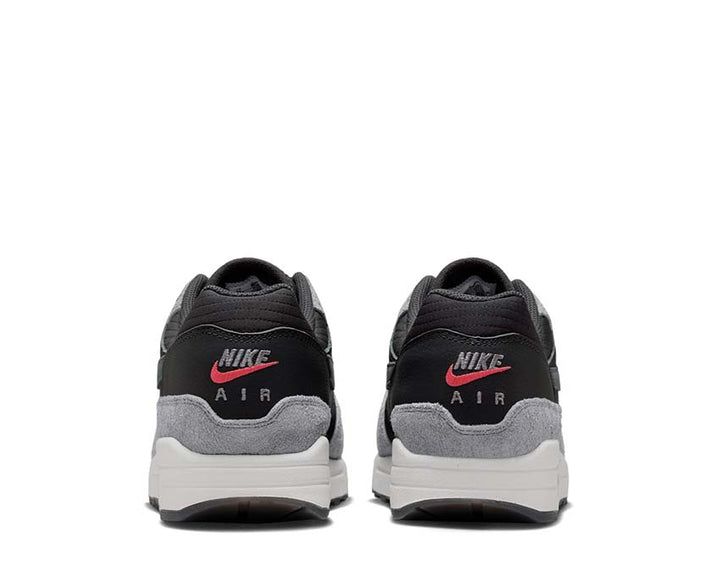 Nike Air Max 1 Prm DK Smoke Grey / Flash Crimson HJ9292-070