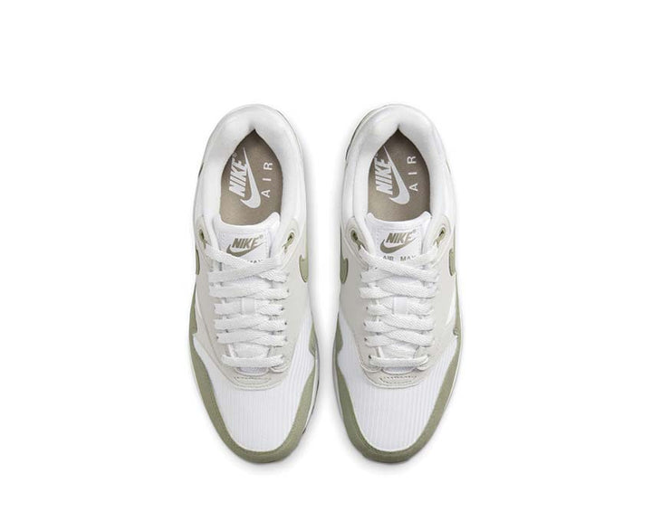 Nike Air Max 1 White / Light Army - Neutral Grey - Black DZ2628-112