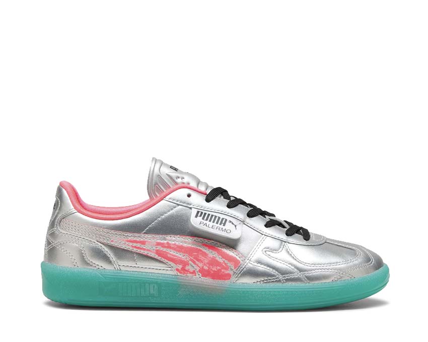 Puma Palermo NewGen Footy Silver / Sparkling Green 398151 01