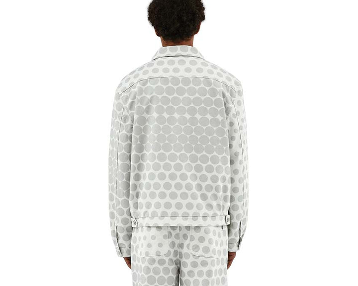 Arte x Noel Fielding logo-print short-sleeve shirt Cream / Light Grey SS23-080J