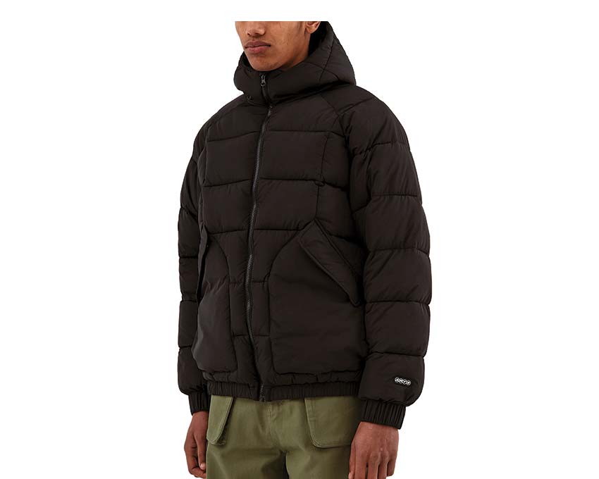 Arte Joey Cuts Puffer Jacket Black AW23-112J