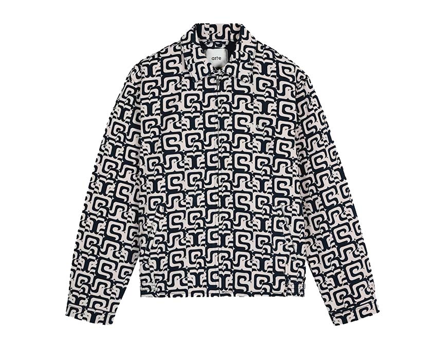 MONNALISA star-print cotton hoodie Navy / Cream AW23-072J