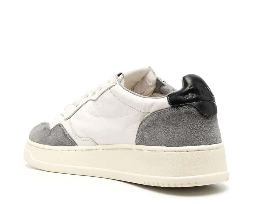 Autry Medalist Low Goat / Suede Grey / White AULMGS23