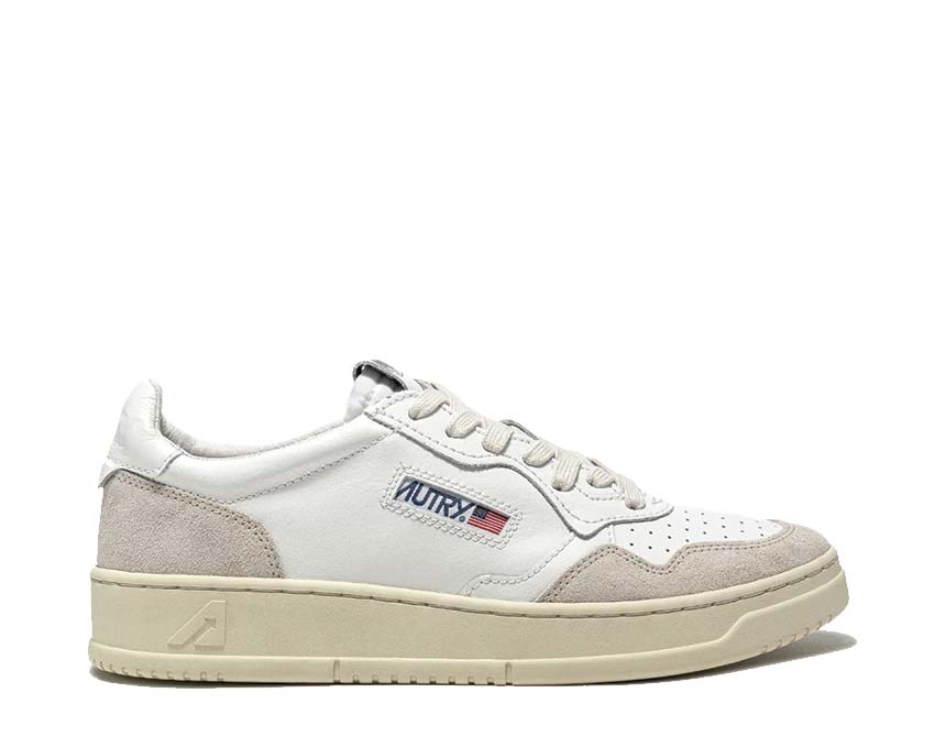 Autry Medalist Low Leat / Suede White AULMLS33