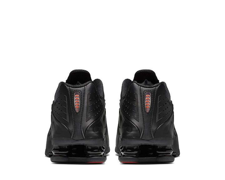 Nike Shox R4 Black / Black - Max Orange AR3565-004