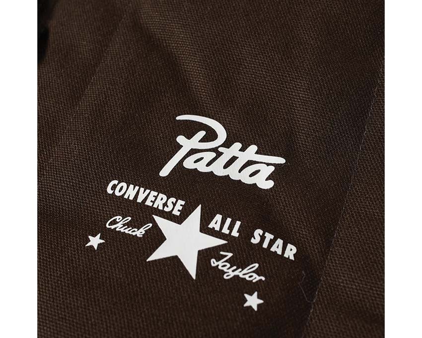 Converse Patta Utility Reversible Vest Dark Brown 10024665-A01