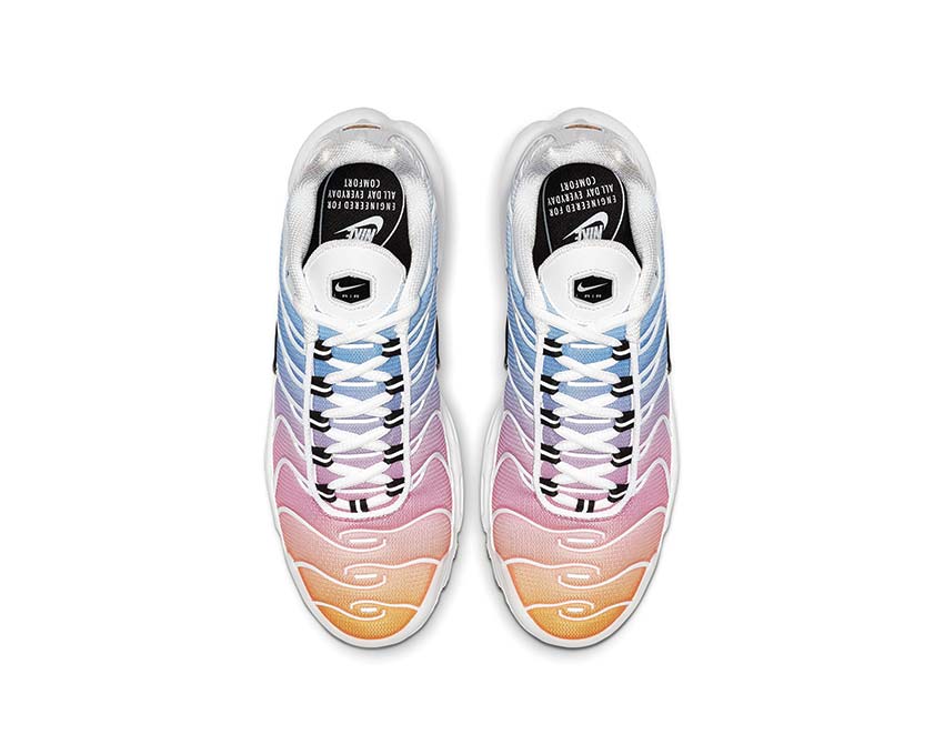  Nike Air Max Plus White / Black - University Blue - Psychic Pink 605112-115