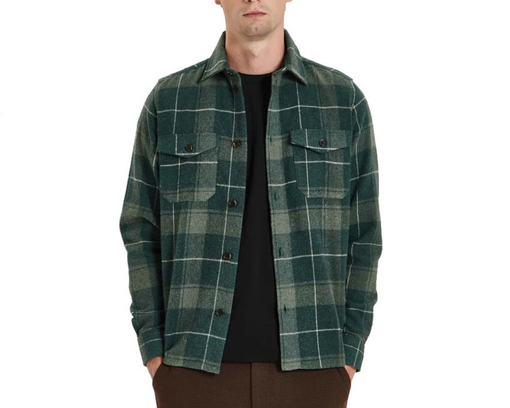 Les Deux patterned crew neck sweatshirt Drake's Fleece Jacket LDM410137