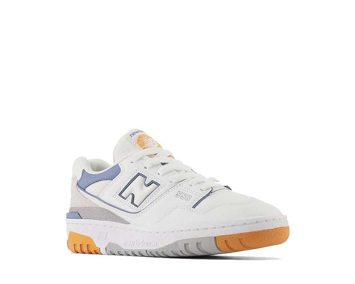 sneakers New Balance hombre marrones GS White / Mercury Blue / Daydream GSB550WB