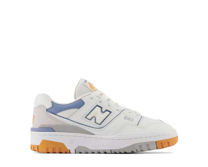 sneakers New Balance hombre marrones GS White / Mercury Blue / Daydream GSB550WB