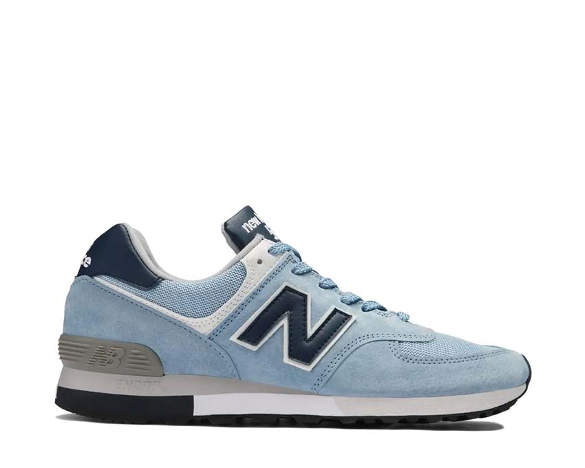 New Balance Hombre NB Numeric 272 in Negro Gris Made in UK Blue Fog / Celestial Blue OU576NLB
