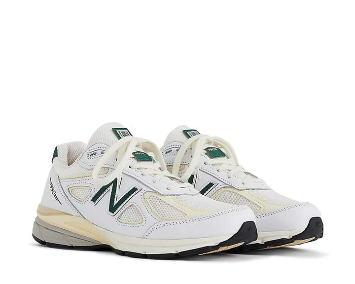 New Balance 990v4 Made in USA Calcium / Forest Green U990TC4