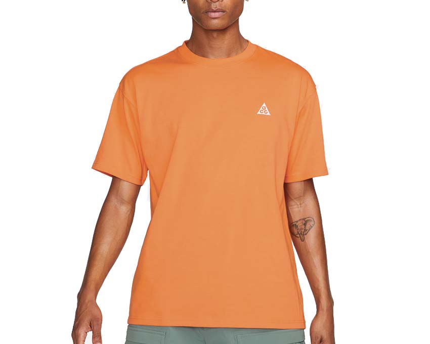 izzue asymmetrical cold-shoulder T-shirt Bright Mandarin DJ3642-885