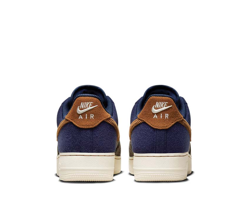 Nike Air Force 1 '07 Prm Midnight Navy / Ale Brown - Pale Ivory FQ8744-410
