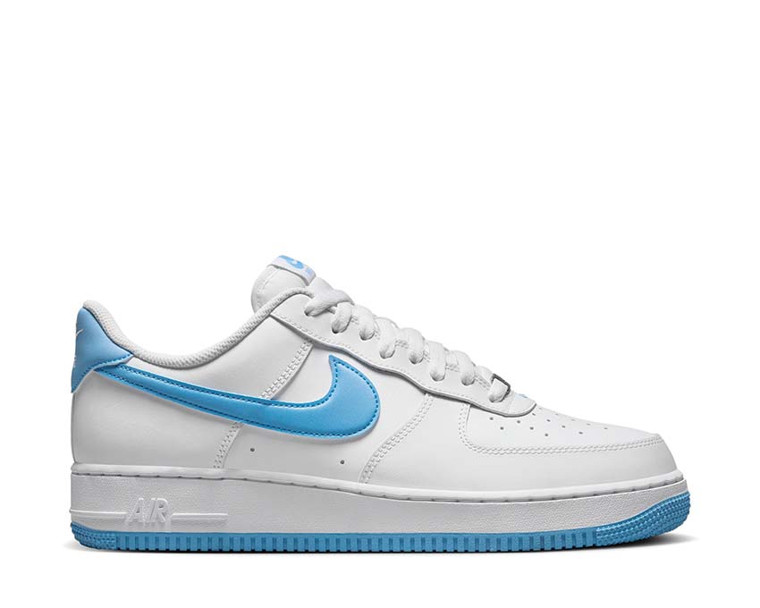 nike air force upstep mesh size comparison shoes '07 White / Aquarius Blue - White FQ4296-100