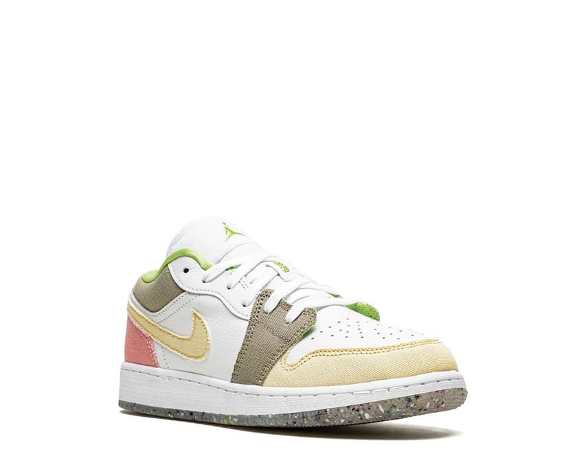 Nike Air Jordan 1 Low SE White / Vivid Green - White DJ0341-100