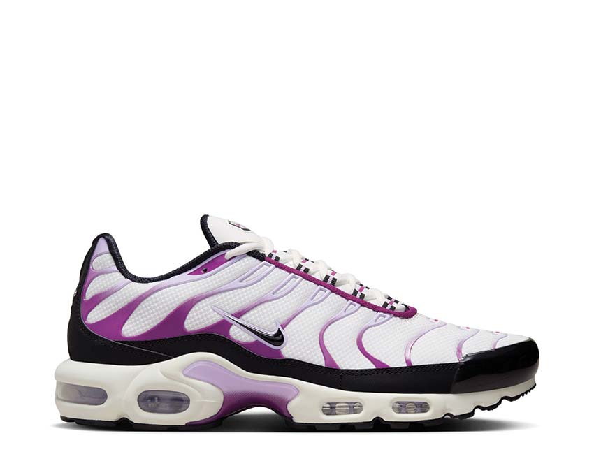 Suede And Leather Sneakers White / Black - Viotech - Lilac Bloom FN6949-100