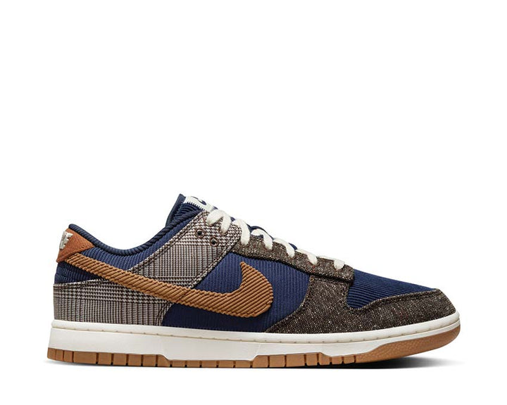 Nike Dunk Low PRM Midnight Navy / Ale Brown - Pale Ivory FQ8746-410