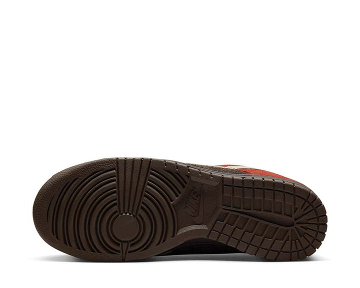 Nike Dunk Low Velvet Brown / Sandrift - Rugged Orange FV0395-200