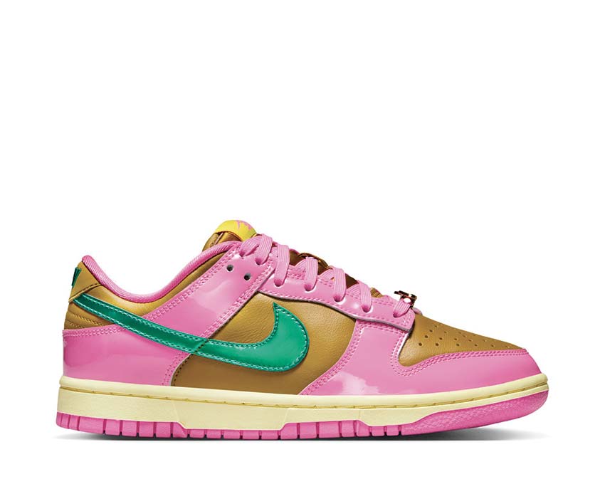 nike green neon sole running shoes sale girls QS Playfull Pink / Multi Color - Bronzine FN2721-600