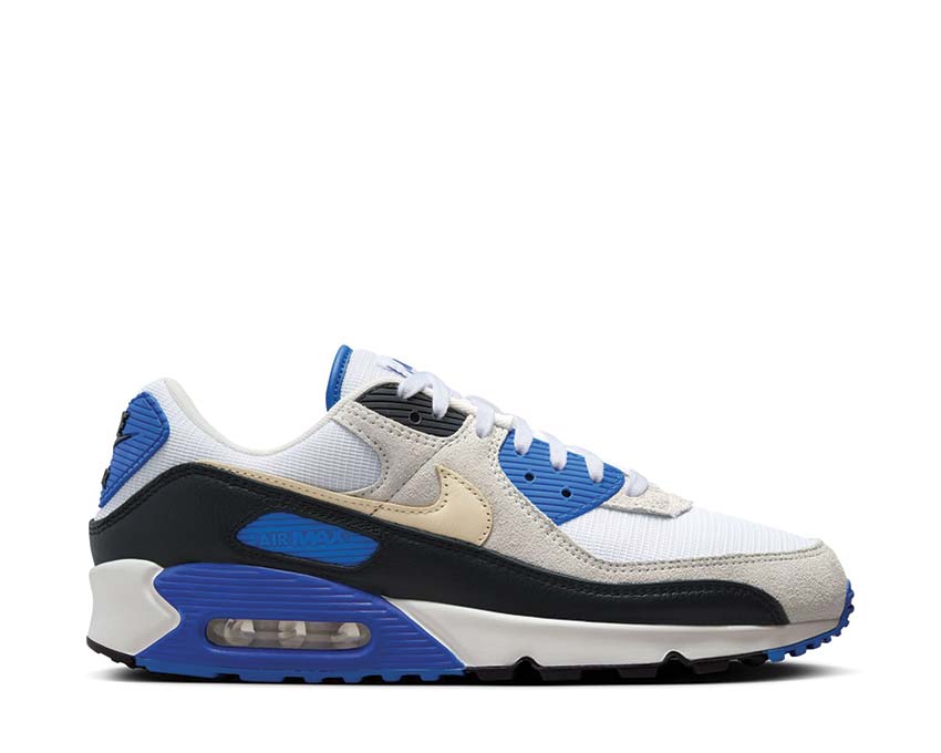 Nike Air Max 90 PRM White / Khaki - Racer Blue - Black HF3449-100