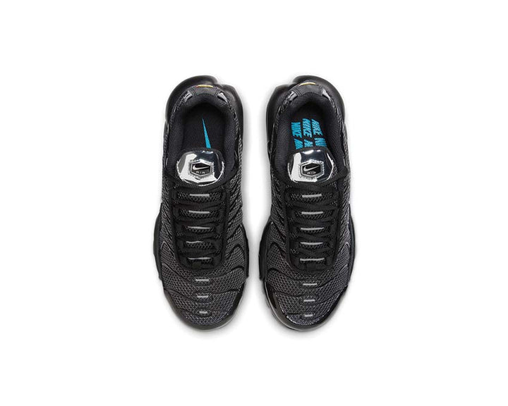 Nike Air Max Plus Black / Metallic Silver - Turquoise Blue DQ0850-001