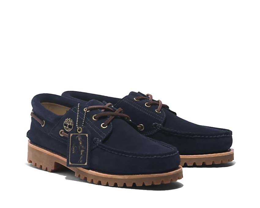 Timberland Authentic Lace Up Dark Blue Suede TB 0A683WEP3