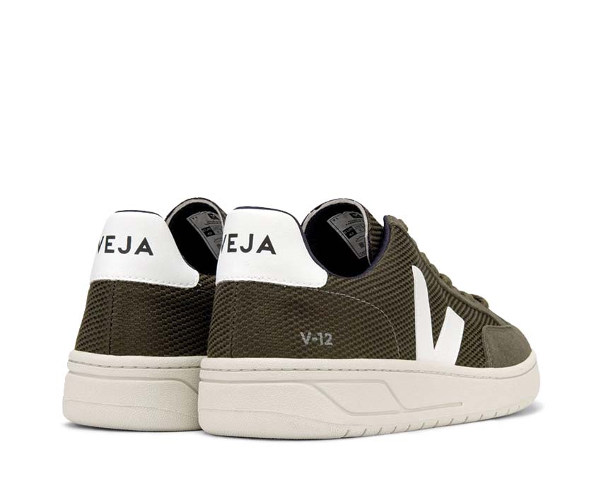 Veja V-12 B-Mesh sneakers veja kids shoes babe white matcha XD0102820B