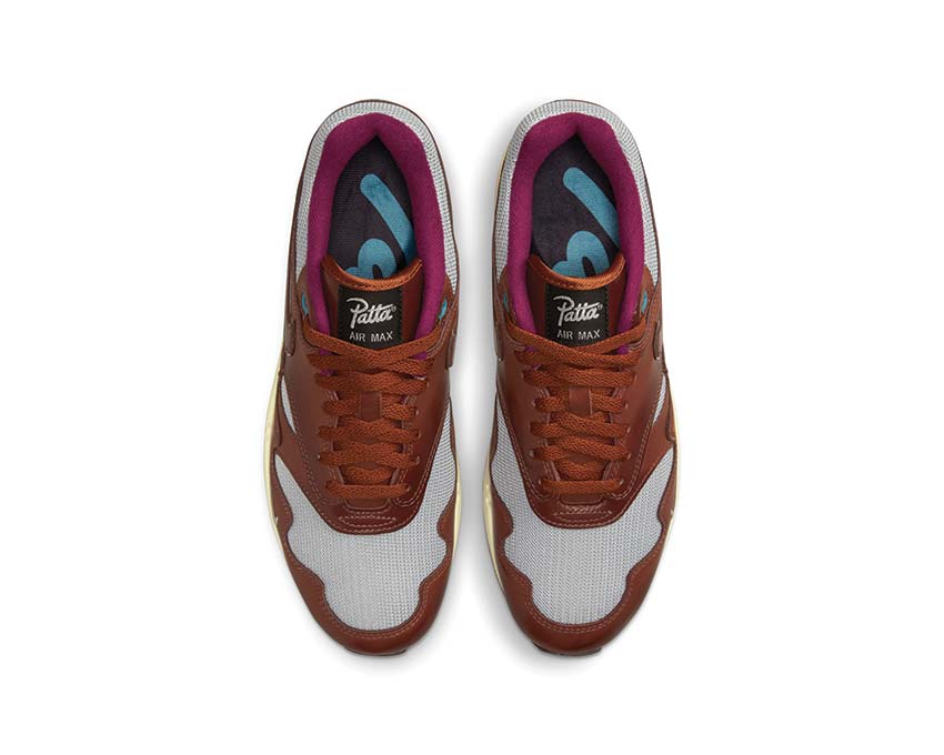 Nike Air Max 1 x Patta "Dark Russet" Dark Russet / Metallic Silver DO9549-200