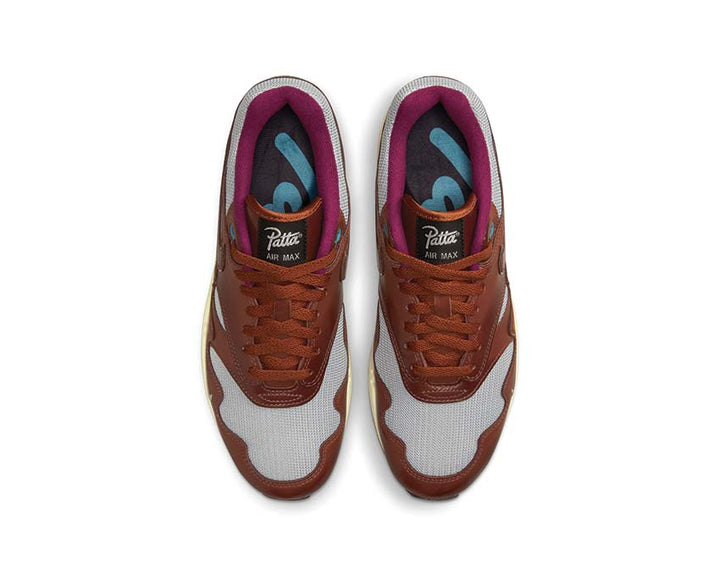 Nike Air Max 1 x Patta "Dark Russet" Dark Russet / Metallic Silver DO9549-200