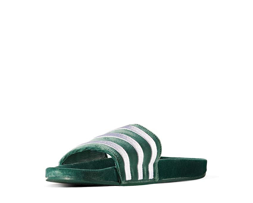 Adidas Adilette Slides Velvet Dark Green BY9907 - 3
