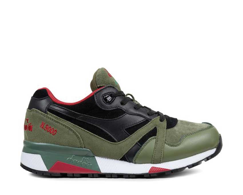 Diadora N9000 Deep Lichen Green