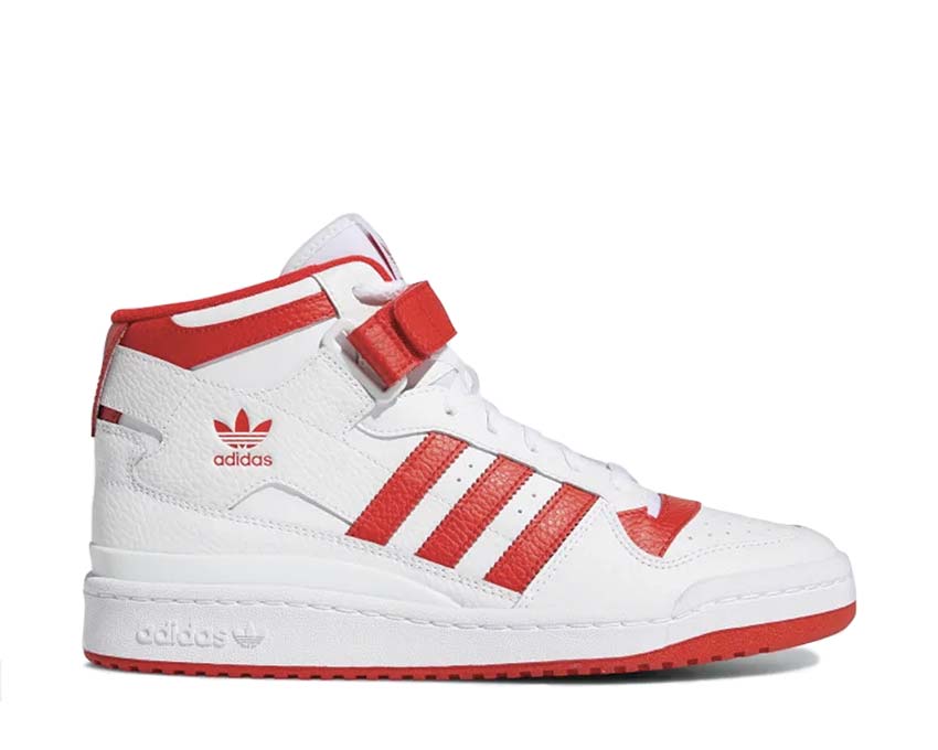 adidas forum mid white red gy5819