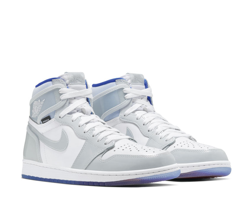 Air Jordan 1 Hi Zoom Air White / White - Racer Blue CK6637-104