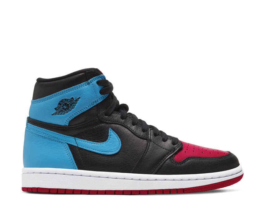 Air Jordan 1 High OG UNC To Chicago Black / DK Powder Blue - Gym Red CD0461-046