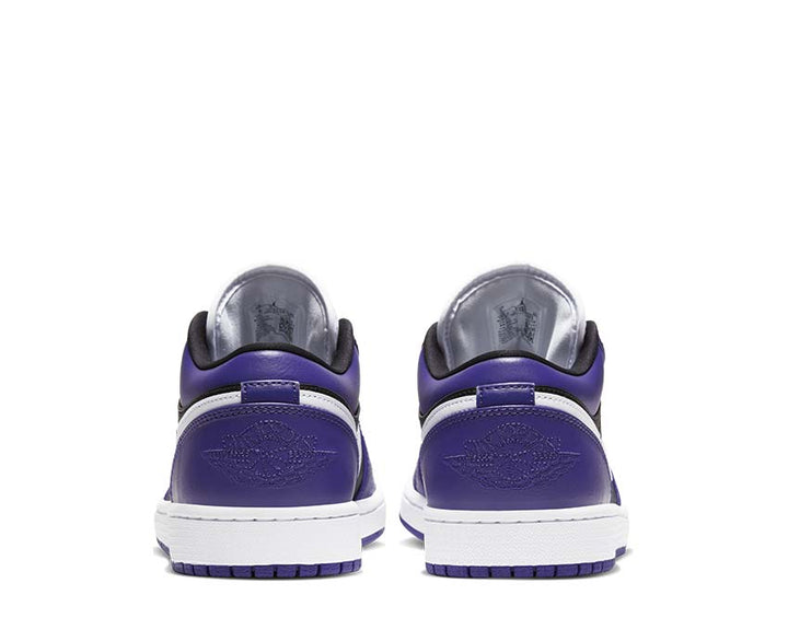 Air Jordan 1 Low Court Purple / White - Black 553558-501