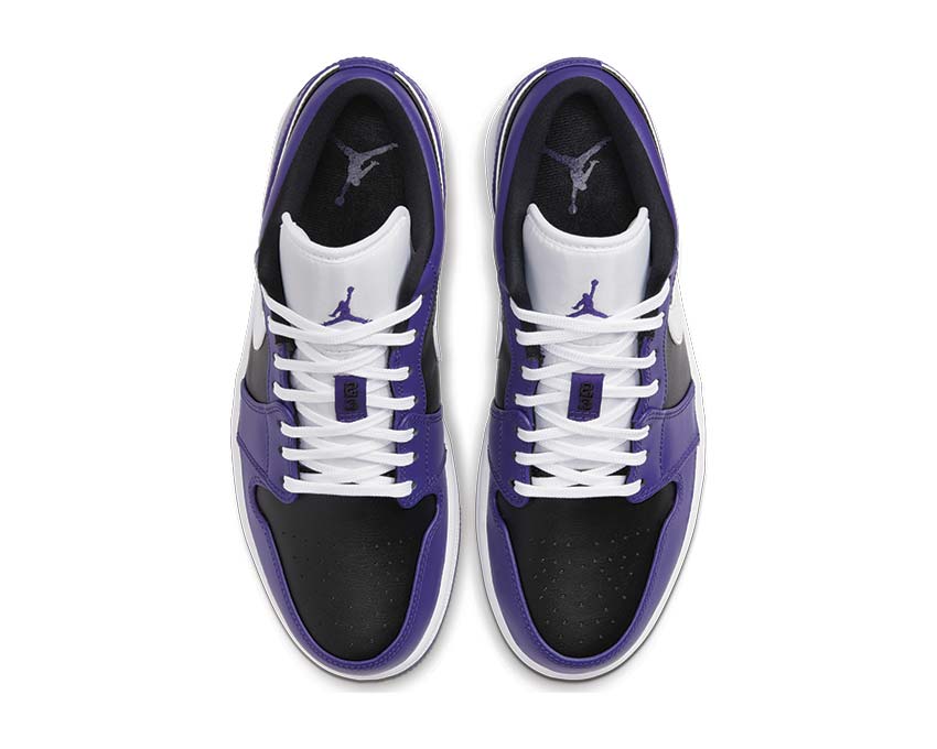 Air Jordan 1 Low Court Purple / White - Black 553558-501
