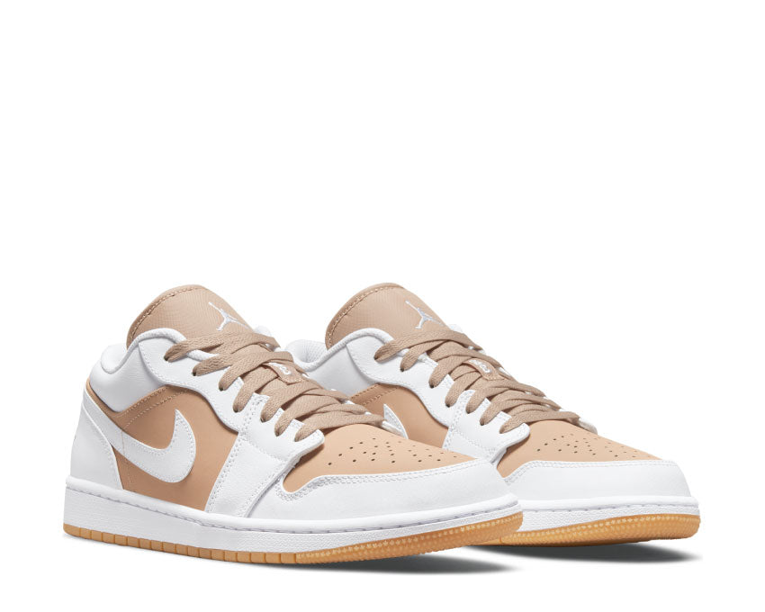 Air Jordan 1 Low White / White - Hemp - Gum Yellow DN6999-100