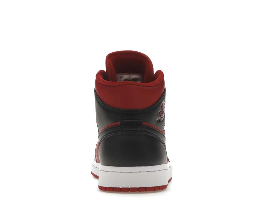 Air Jordan 1 Mid Gym Red / Black - White 554724-660